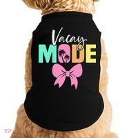Vacay Mode Coquette Bow Summer Vacation Family Cruise Women Doggie Tank thumb 0