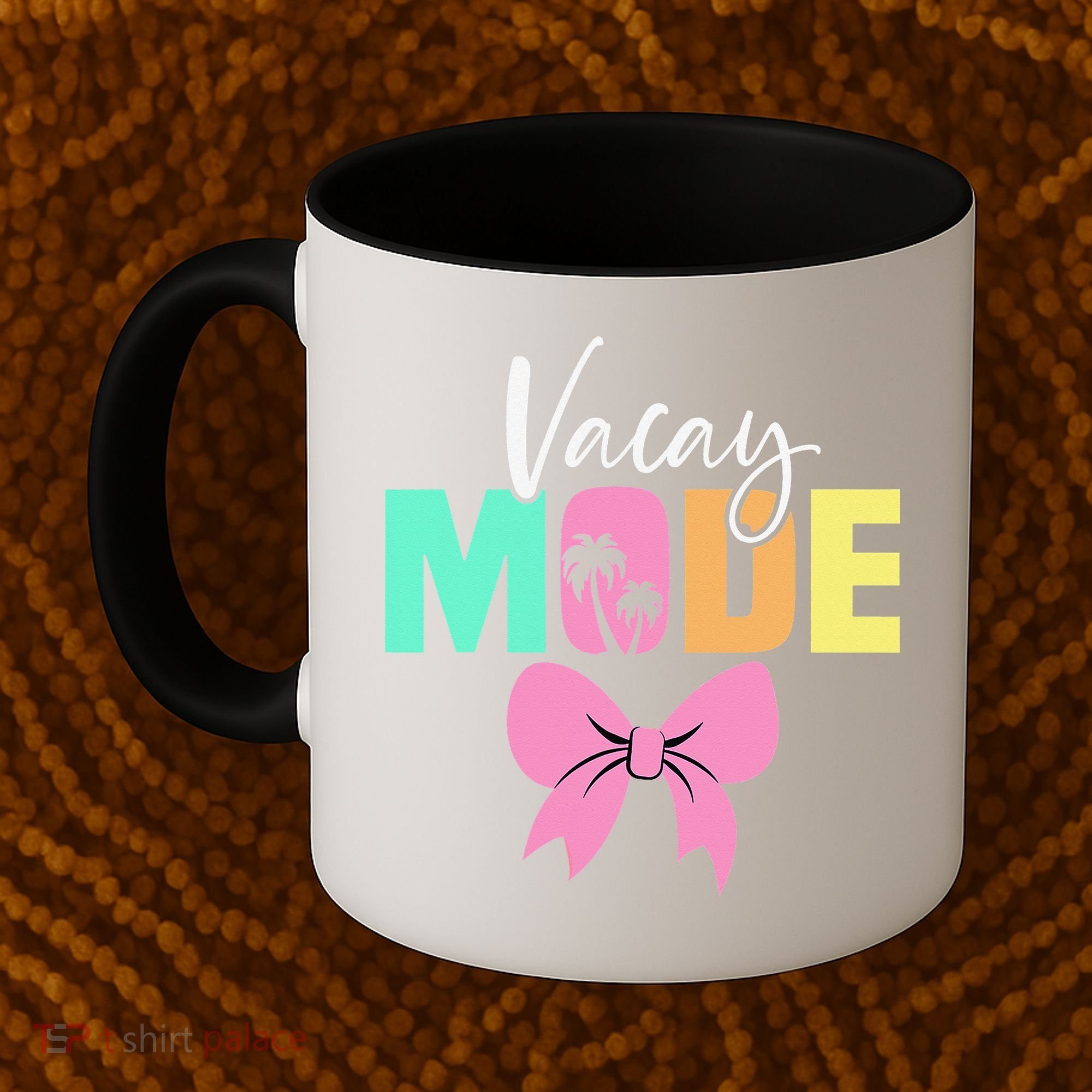 Vacay Mode Coquette Bow Summer Vacation Family Cruise Women Coffee Mug