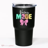 Vacay Mode Coquette Bow Summer Vacation Family Cruise Women Tumbler thumb 0
