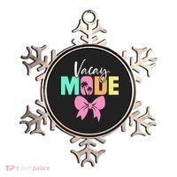 Vacay Mode Coquette Bow Summer Vacation Family Cruise Women Ornament thumb 0