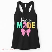 Vacay Mode Coquette Bow Summer Vacation Family Cruise Women Women's Tank Top thumb 0
