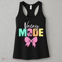 Vacay Mode Coquette Bow Summer Vacation Family Cruise Women Women's Tank Top thumb 3