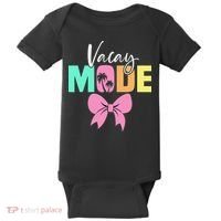 Vacay Mode Coquette Bow Summer Vacation Family Cruise Women Baby Bodysuit thumb 0