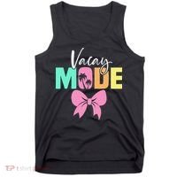 Vacay Mode Coquette Bow Summer Vacation Family Cruise Women Tank Top thumb 0