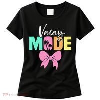 Vacay Mode Coquette Bow Summer Vacation Family Cruise Women Women's T-Shirt thumb 0
