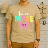 Vacay Mode Coquette Bow Summer Vacation Family Cruise Women T-Shirt thumb 6