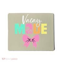Vacay Mode Coquette Bow Summer Vacation Family Cruise Women Mousepad thumb 0