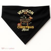 Venison Meat Chart The Christmas Meat Deer Hunter Hunting USA-Made Doggie Bandana thumb 0