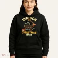 Venison Meat Chart The Christmas Meat Deer Hunter Hunting Hoodie thumb 5
