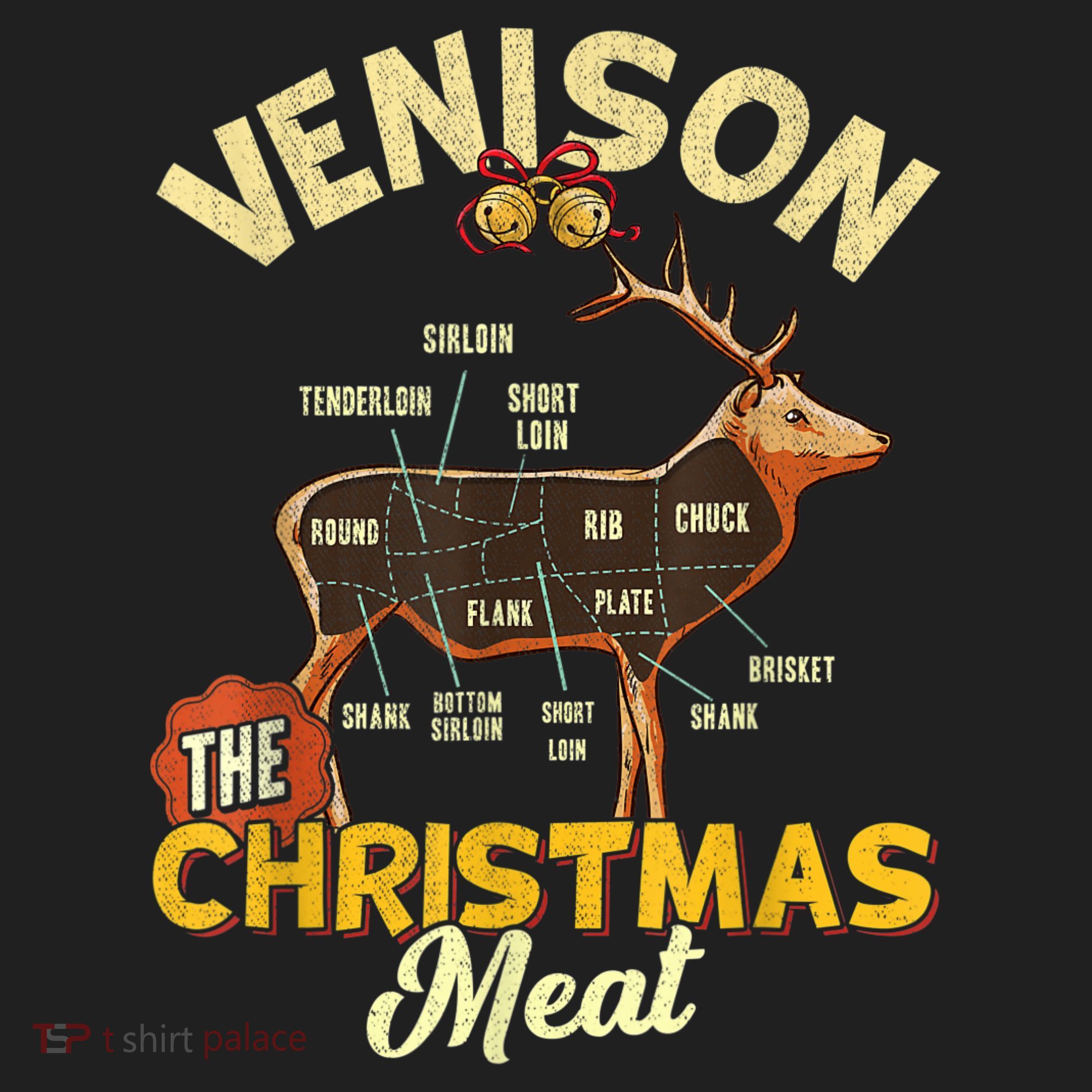 Venison Meat Chart The Christmas Meat Deer Hunter Hunting Beanie