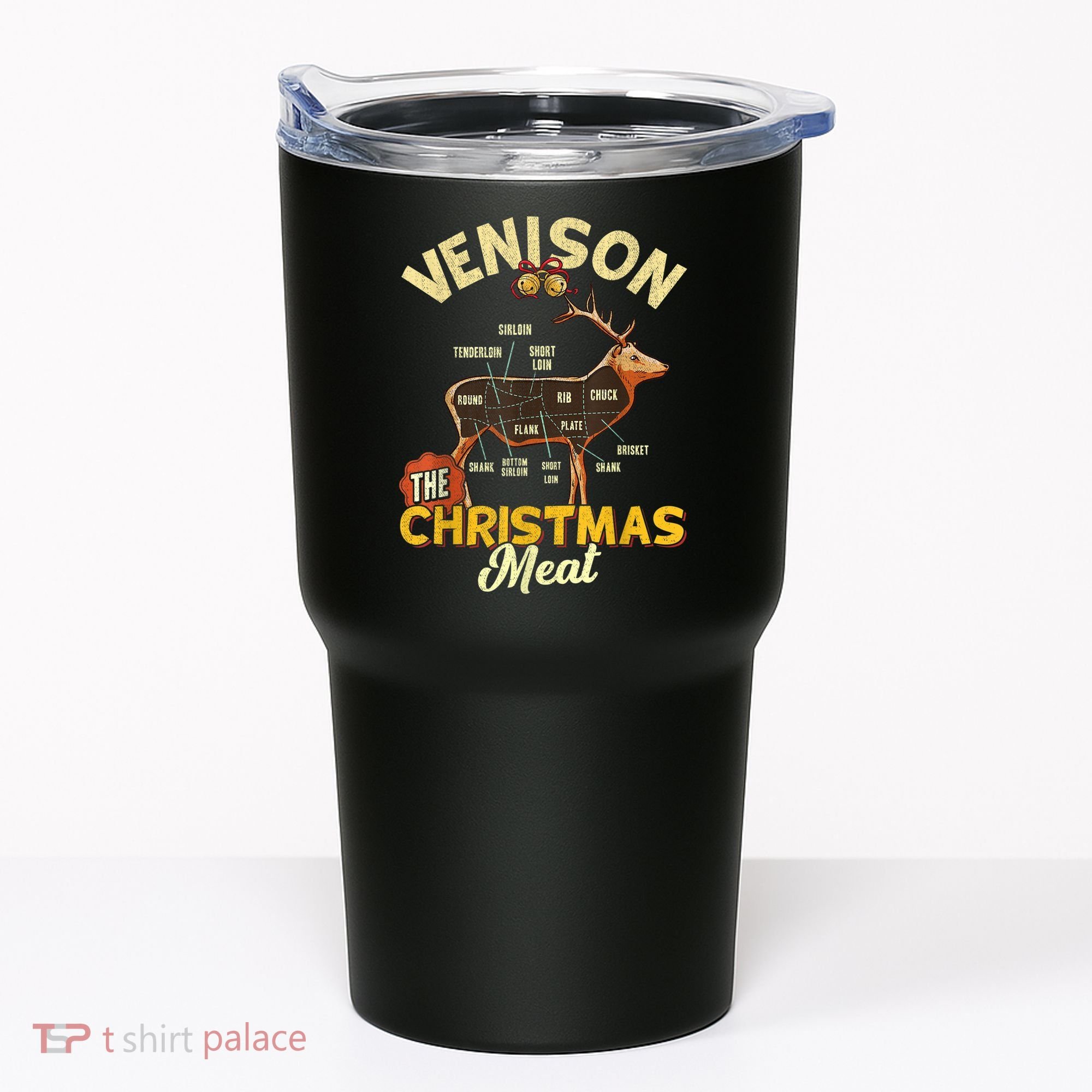 Venison Meat Chart The Christmas Meat Deer Hunter Hunting Tumbler