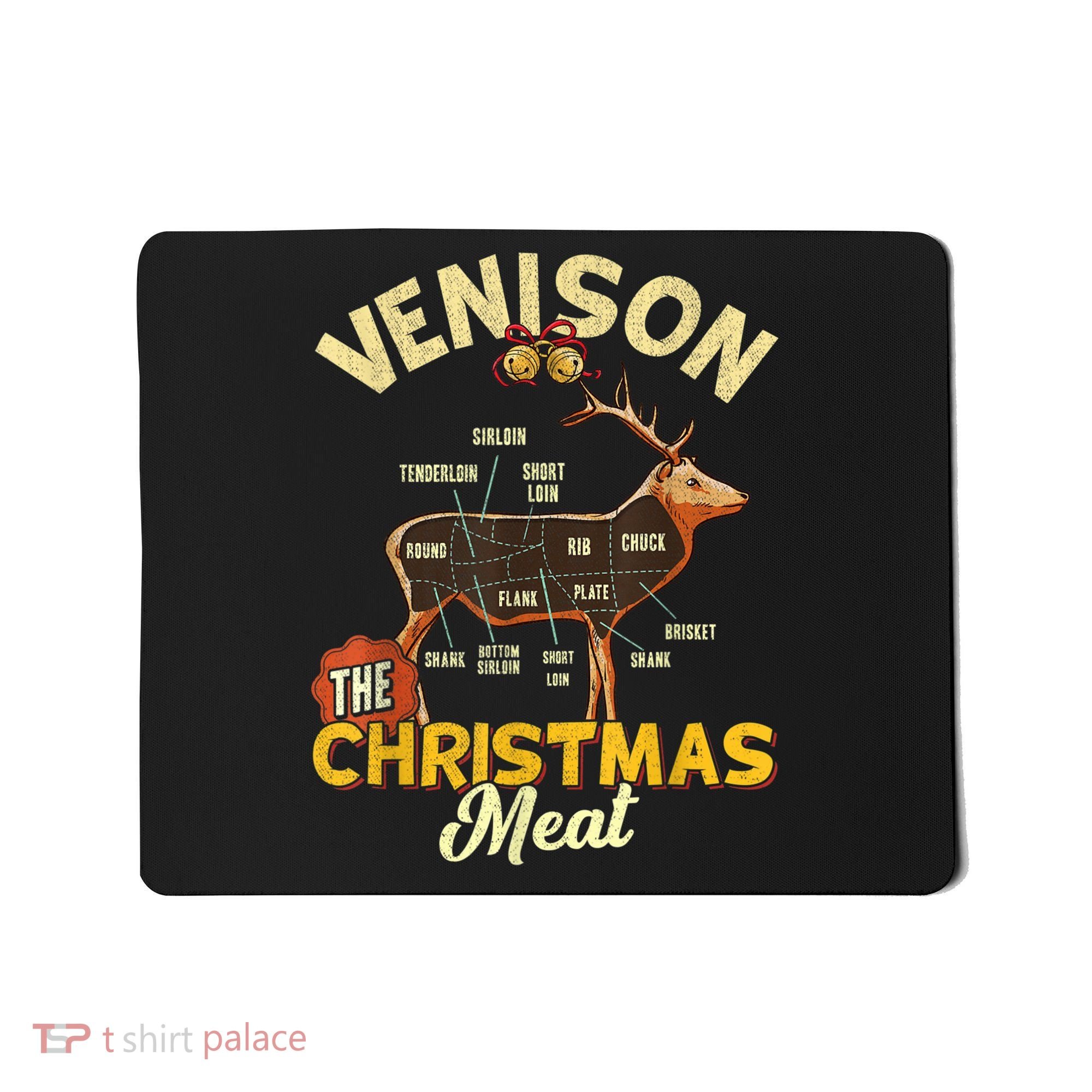 Venison Meat Chart The Christmas Meat Deer Hunter Hunting Mousepad