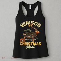 Venison Meat Chart The Christmas Meat Deer Hunter Hunting Women's Tank Top thumb 3