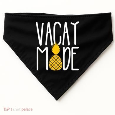 Vacay Mode Cute Pineapple USA-Made Doggie Bandana