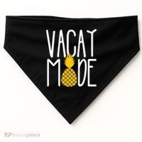 Vacay Mode Cute Pineapple USA-Made Doggie Bandana thumb 0