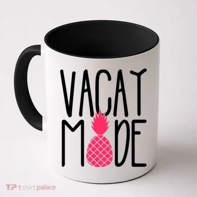 Vacay Mode Cute Pineapple Coffee Mug