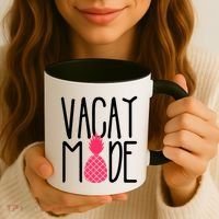 Vacay Mode Cute Pineapple Coffee Mug thumb 3