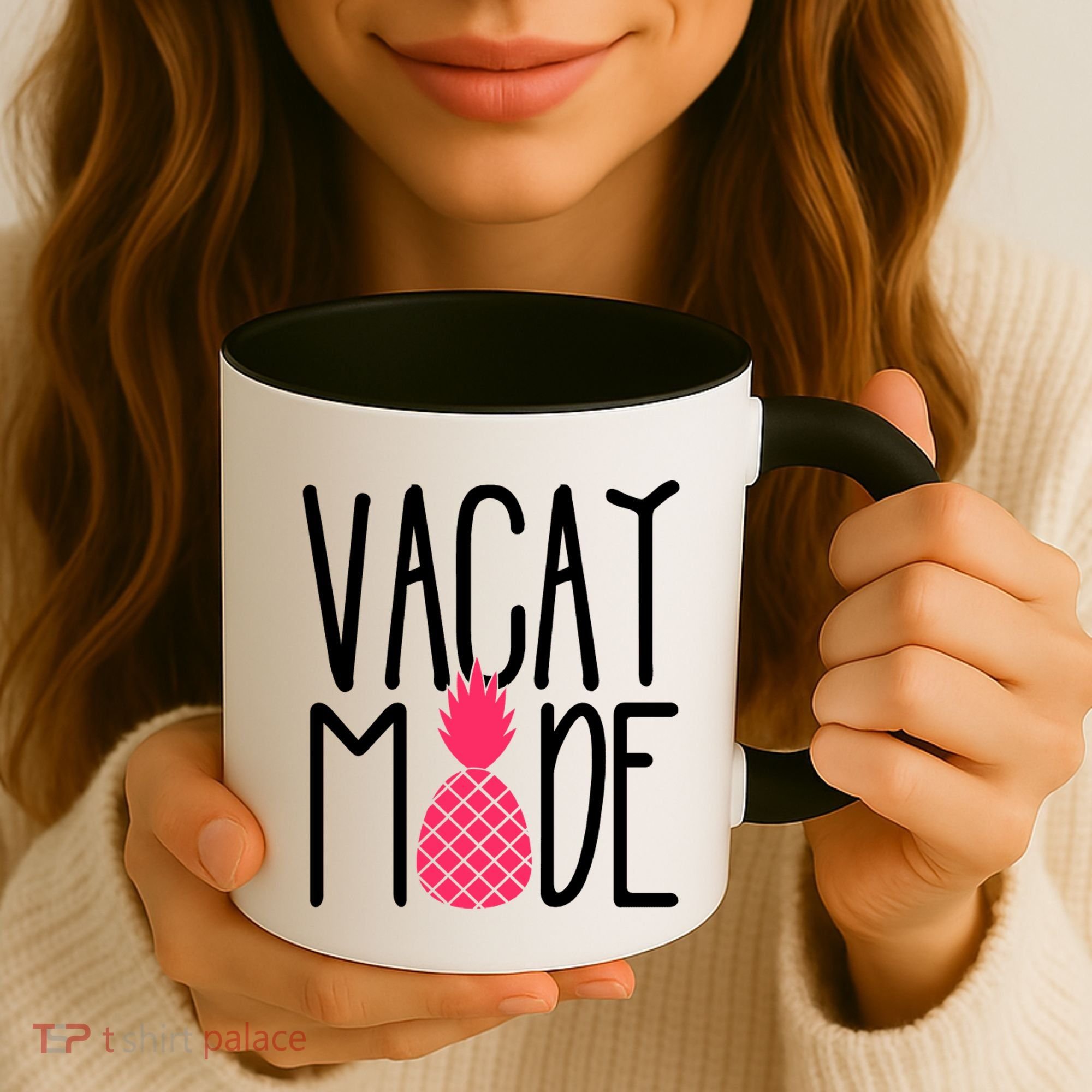 Vacay Mode Cute Pineapple Coffee Mug