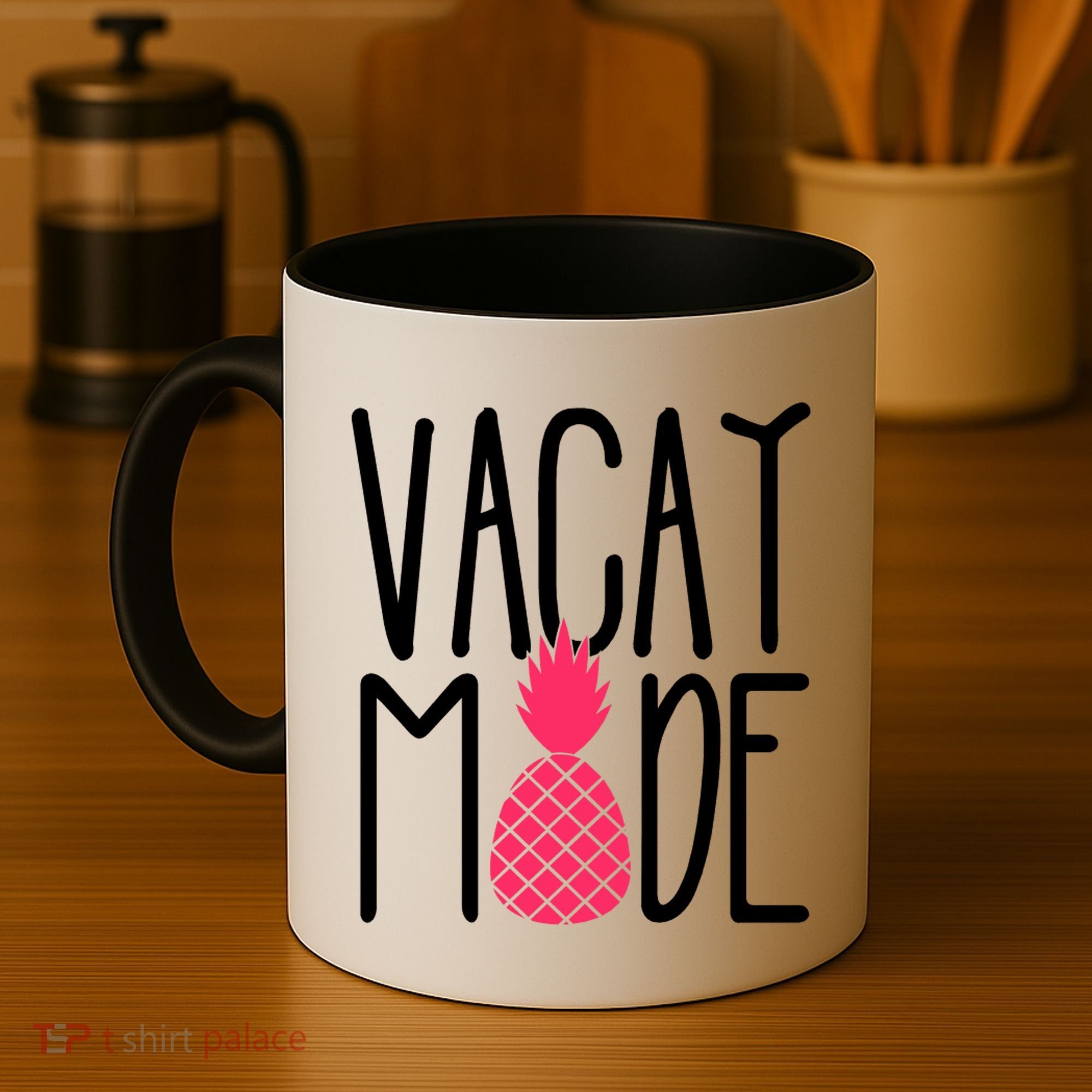 Vacay Mode Cute Pineapple Coffee Mug