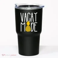 Vacay Mode Cute Pineapple Tumbler thumb 0