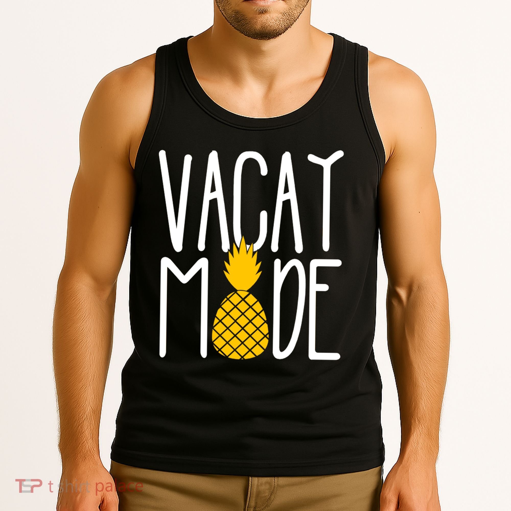 Vacay Mode Cute Pineapple Tank Top