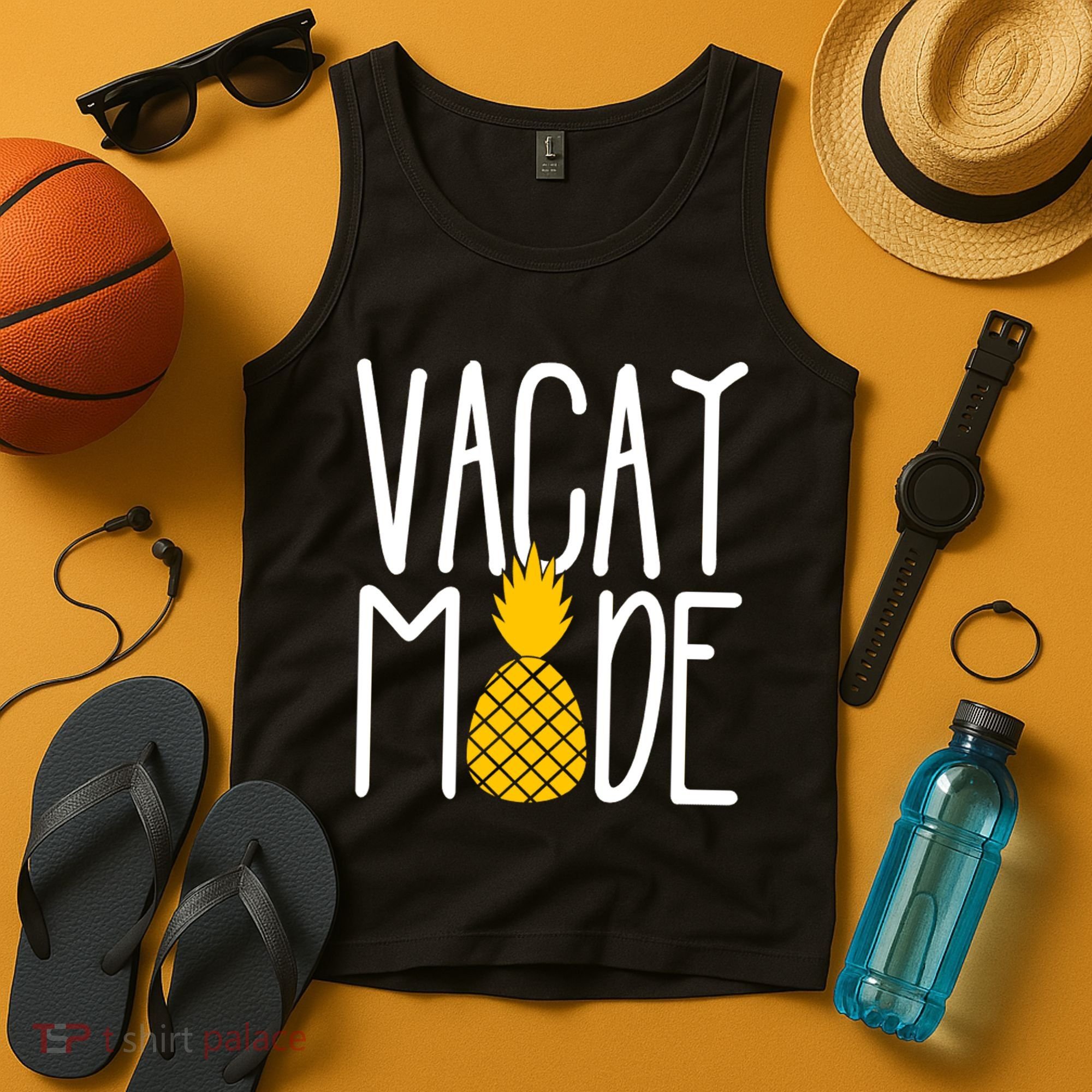 Vacay Mode Cute Pineapple Tank Top