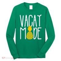 Vacay Mode Cute Pineapple Long Sleeve Shirt thumb 0