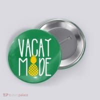 Vacay Mode Cute Pineapple Button thumb 0