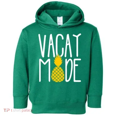 Vacay Mode Cute Pineapple Toddler Hoodie
