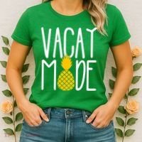 Vacay Mode Cute Pineapple Women's T-Shirt thumb 2