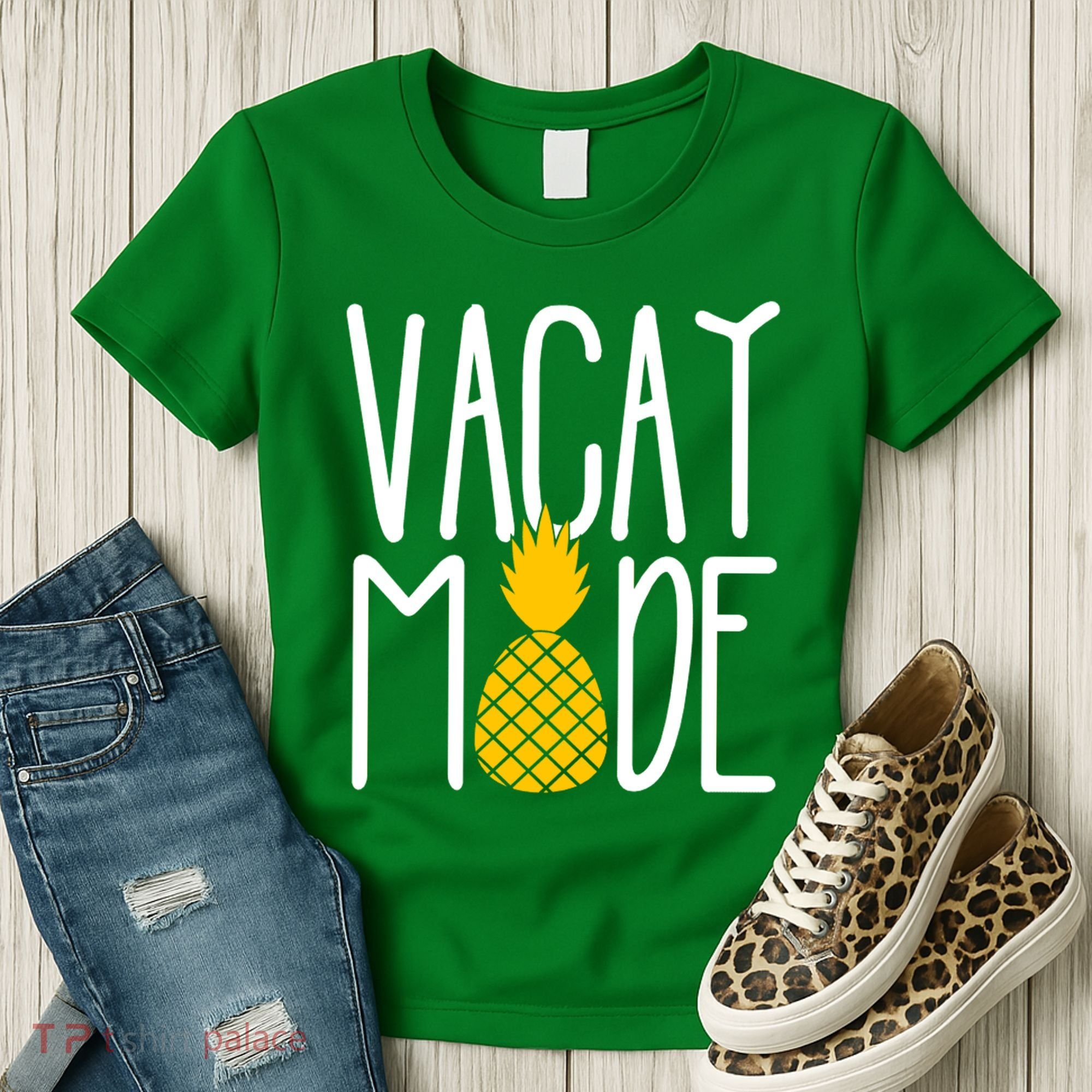 Vacay Mode Cute Pineapple Women's T-Shirt