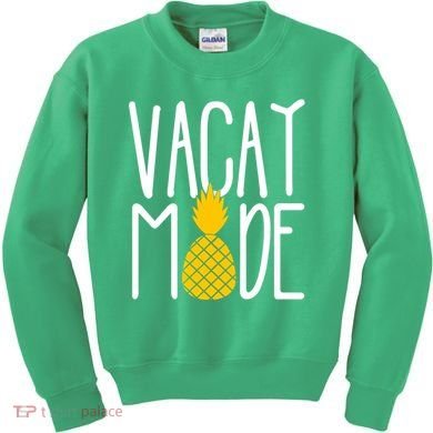 Vacay Mode Cute Pineapple Kids Sweatshirt