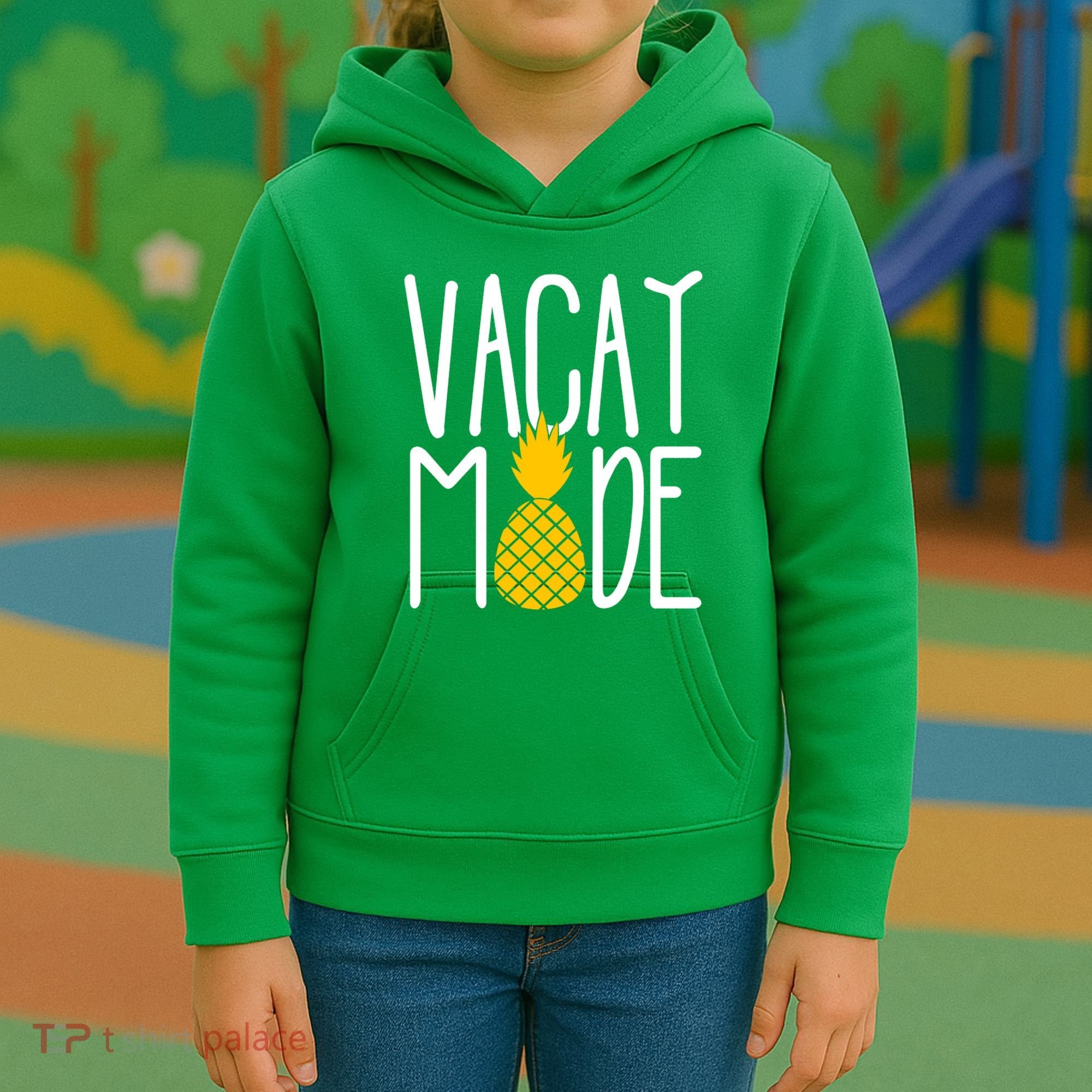 Vacay Mode Cute Pineapple Kids Hoodie