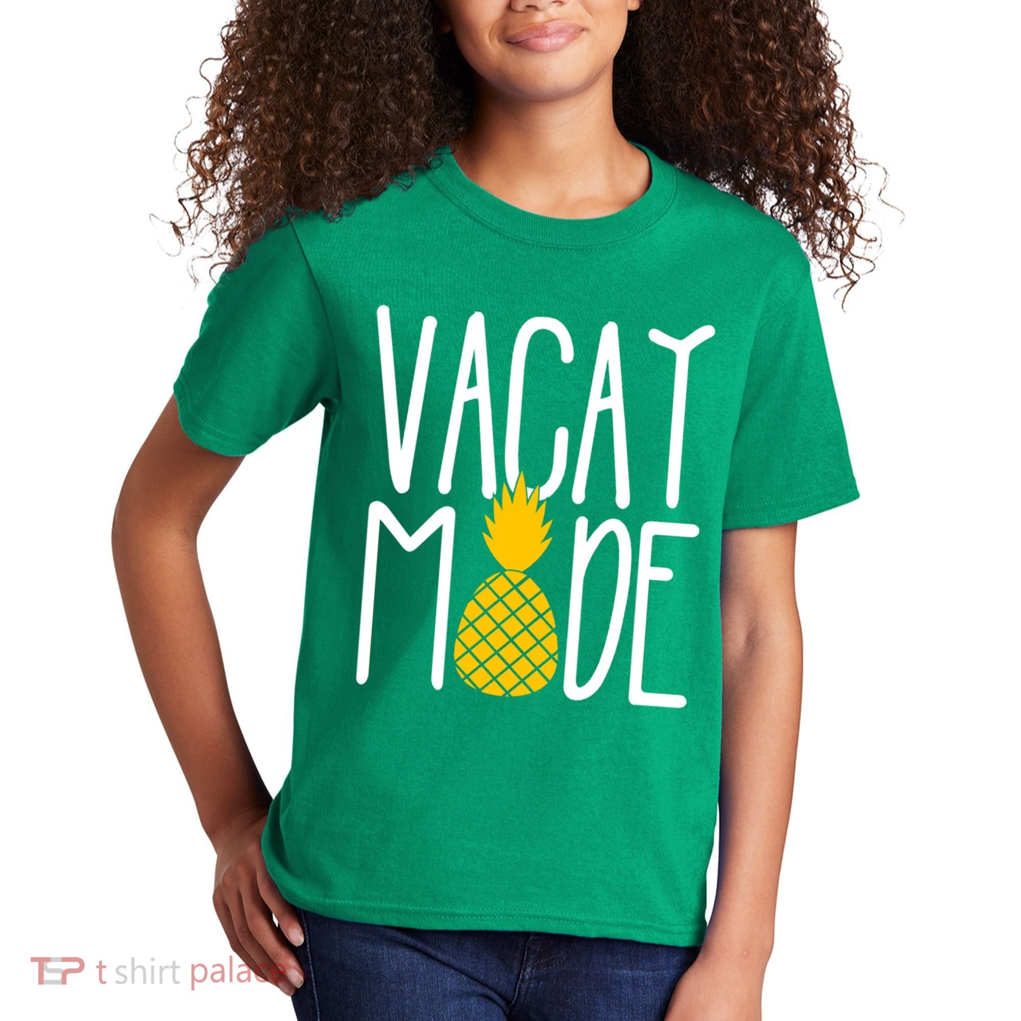 Vacay Mode Cute Pineapple Kids T-Shirt