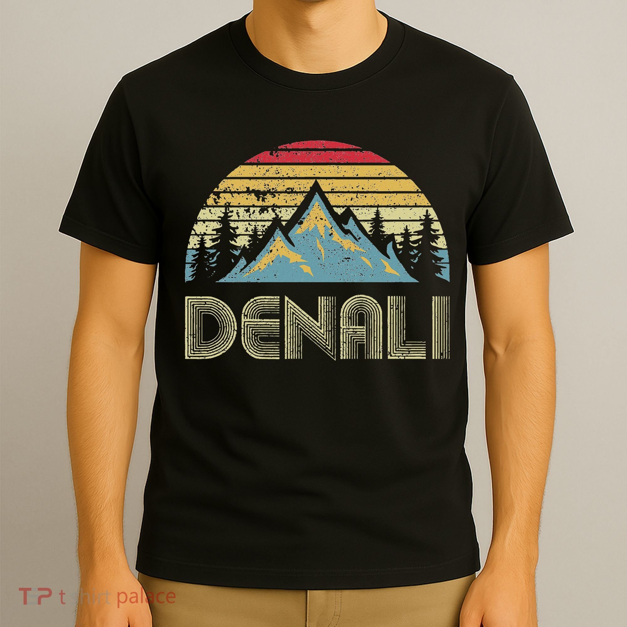 Vintage Mt. Denali National Park Alaska Mountain T-Shirt