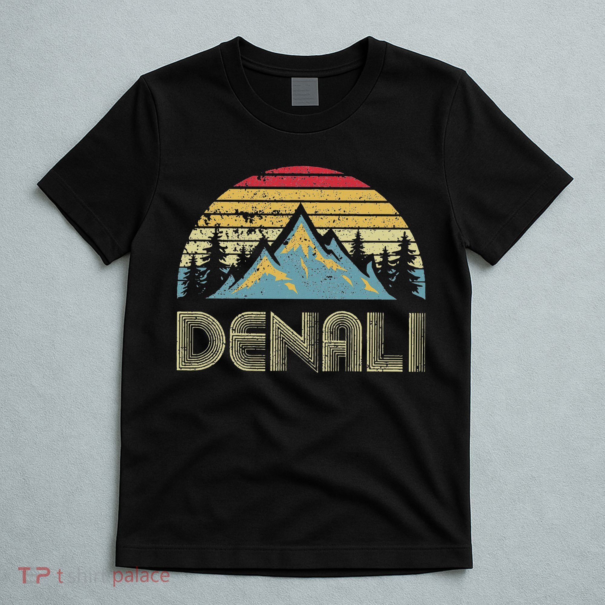 Vintage Mt. Denali National Park Alaska Mountain T-Shirt