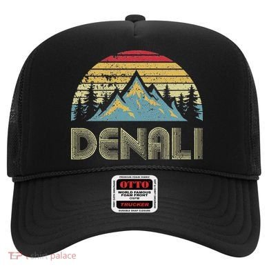 Vintage Mt. Denali National Park Alaska Mountain Hat