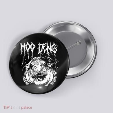 Vintage Moo Deng Meme Viral Internet Animal Button