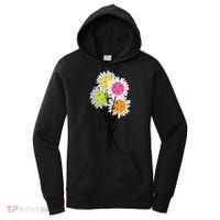 ValentineS MotherS Day Pickleball Flower Bouquet Pretty Cute Gift Women's Hoodie thumb 0