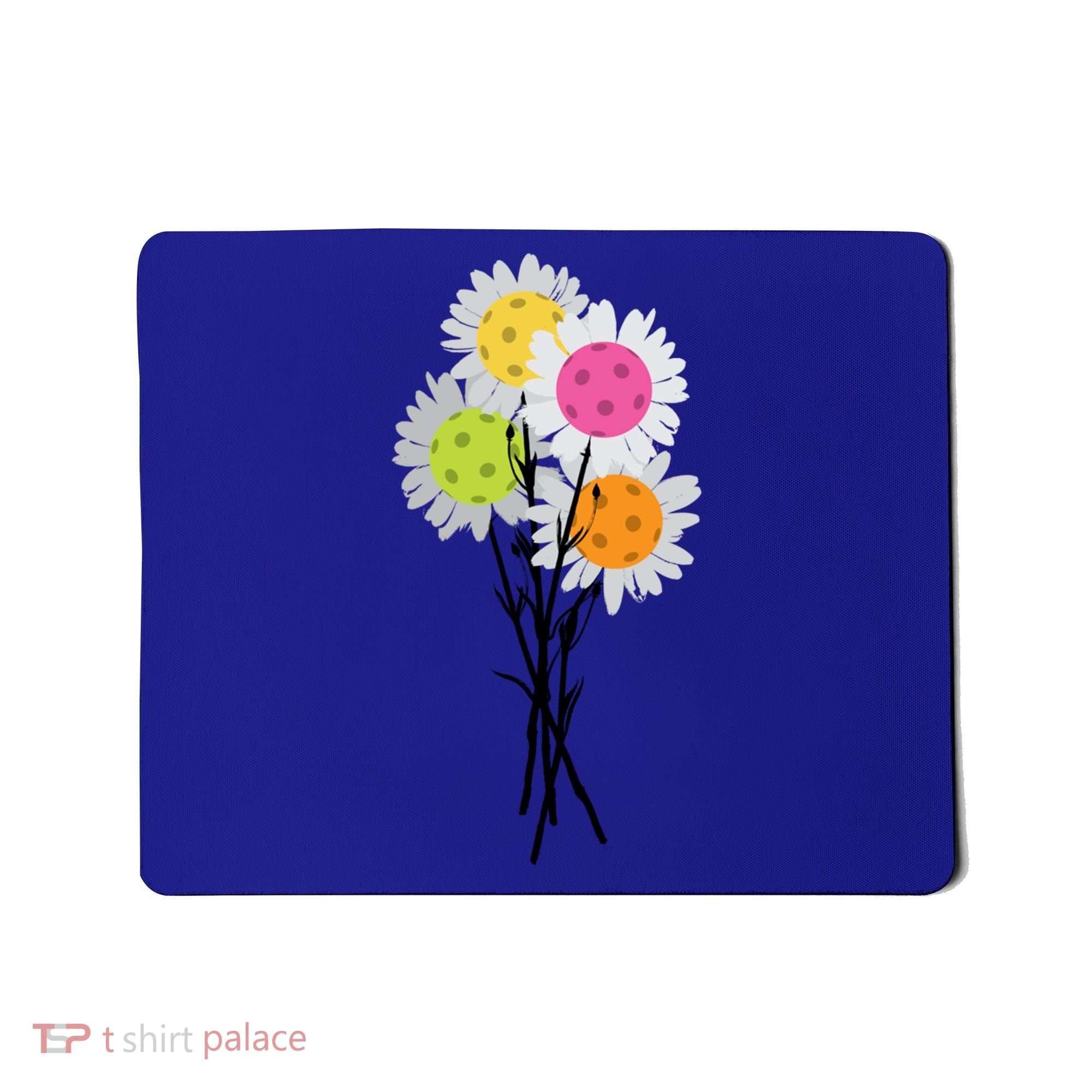 ValentineS MotherS Day Pickleball Flower Bouquet Pretty Cute Gift Mousepad