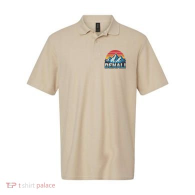 Vintage Mt. Denali National Park Alaska Mountain Est 1917. Polo