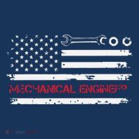 Vintage Mechanical Engineer American Flag Engineering T-Shirt thumb 7