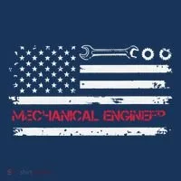 Vintage Mechanical Engineer American Flag Engineering Women's Long Sleeve Shirt thumb 2