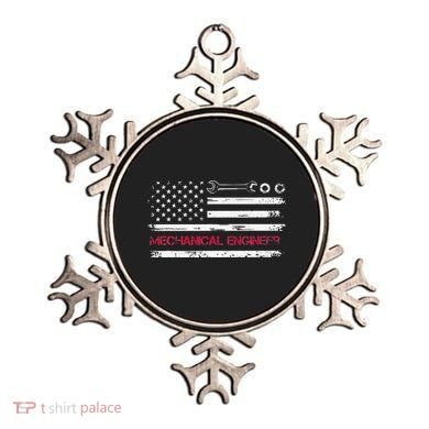 Vintage Mechanical Engineer American Flag Engineering Ornament