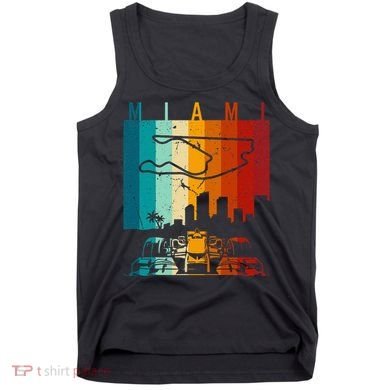 Vintage Miami Formula Racing Track Circuit Fan Tank Top