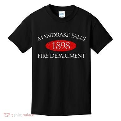 Vintage Mandrake Falls Fire Department Kids T-Shirt