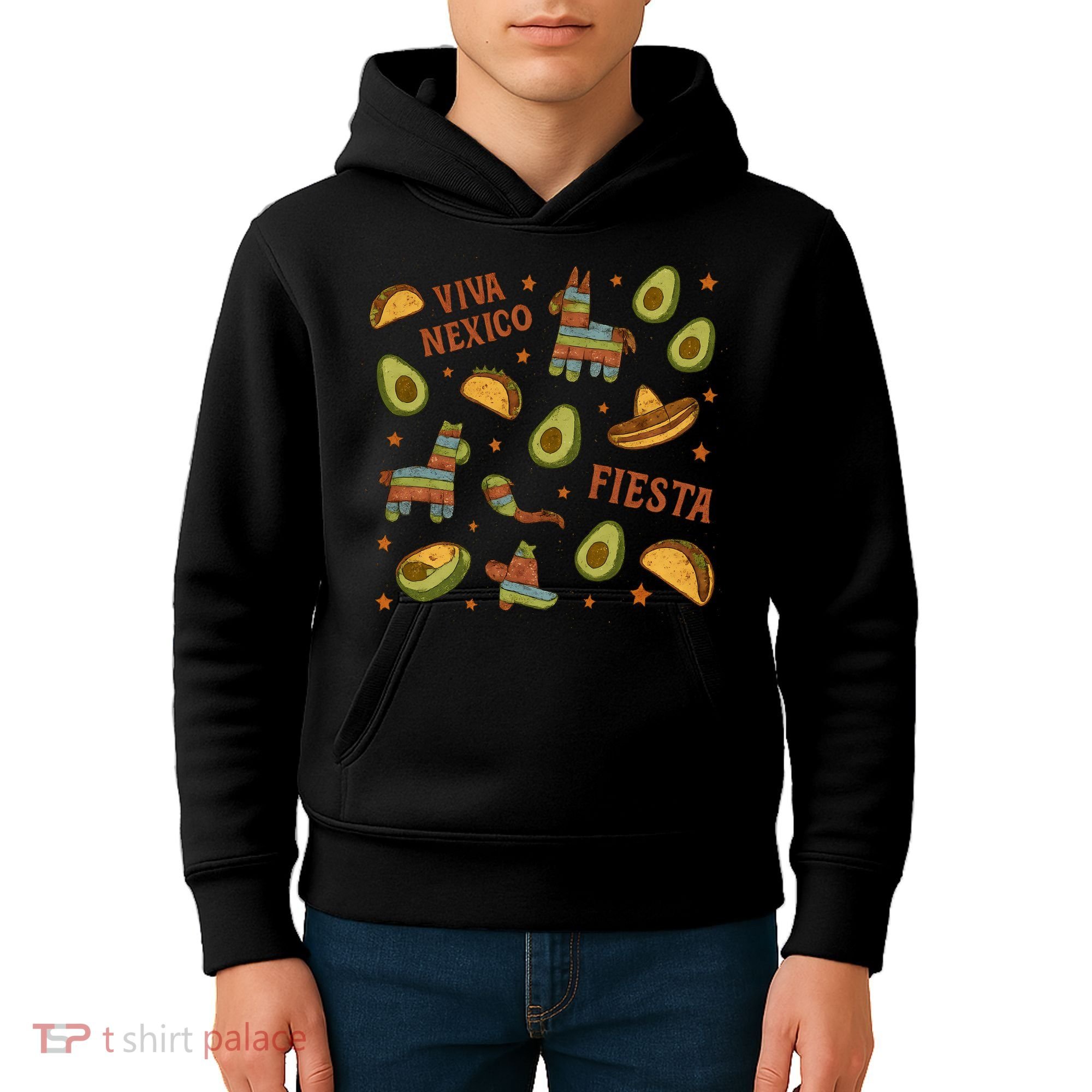 Viva Mexico Fiesta Kids Hoodie