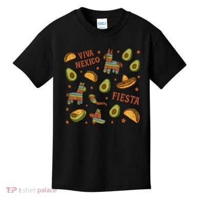 Viva Mexico Fiesta Kids T-Shirt