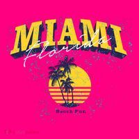 Vintage Miami Florida Beach Fun T-Shirt thumb 7