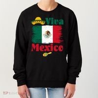 Viva Mexico Flag Mexican Independence Day Women's Sweatshirt thumb 0